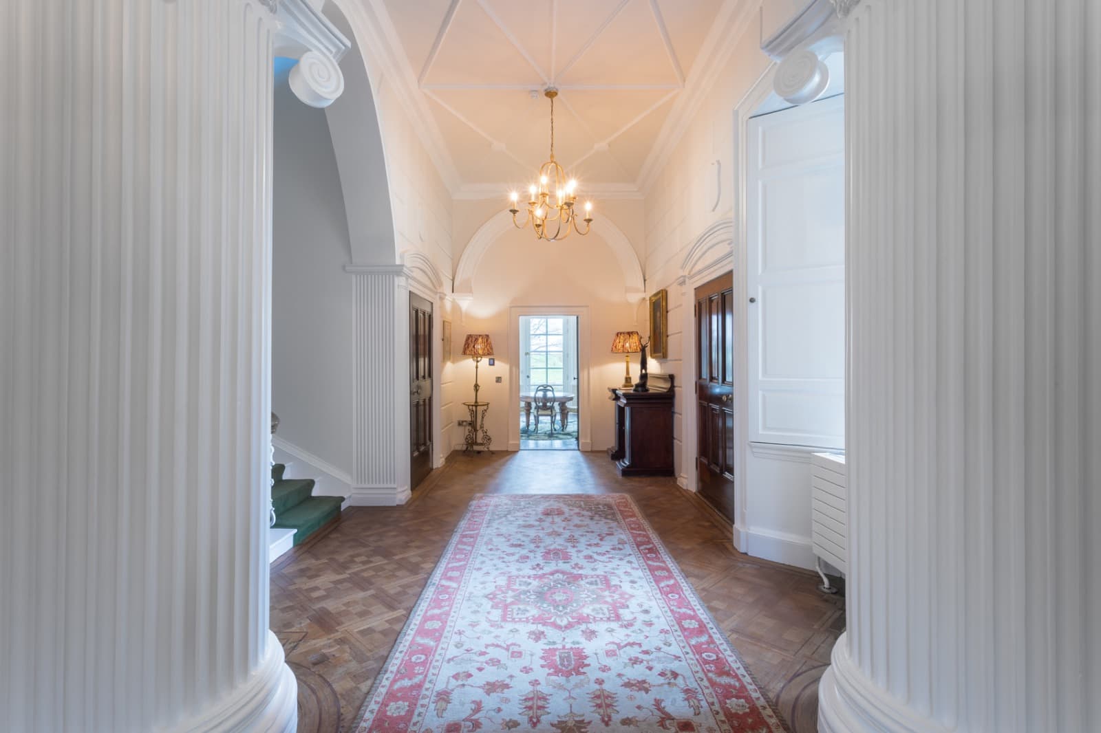 The entrance hall