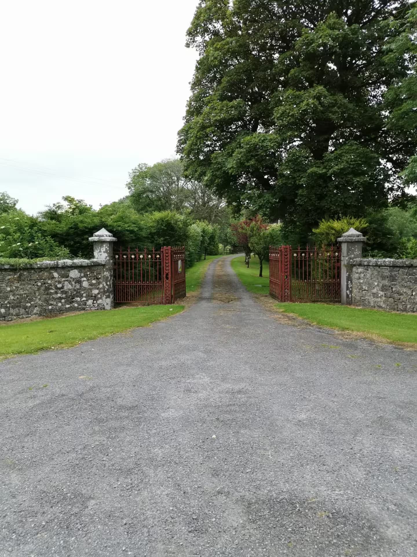 Front gate of the estate