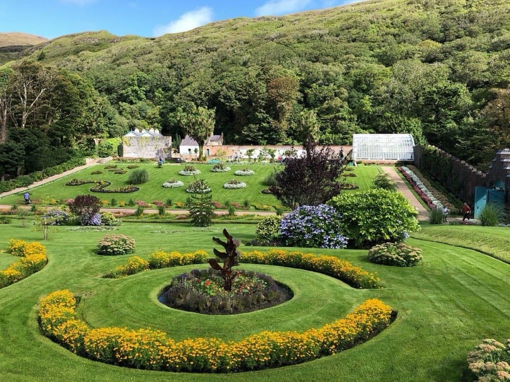 The Victorian walled garden at Kylemore Abbey