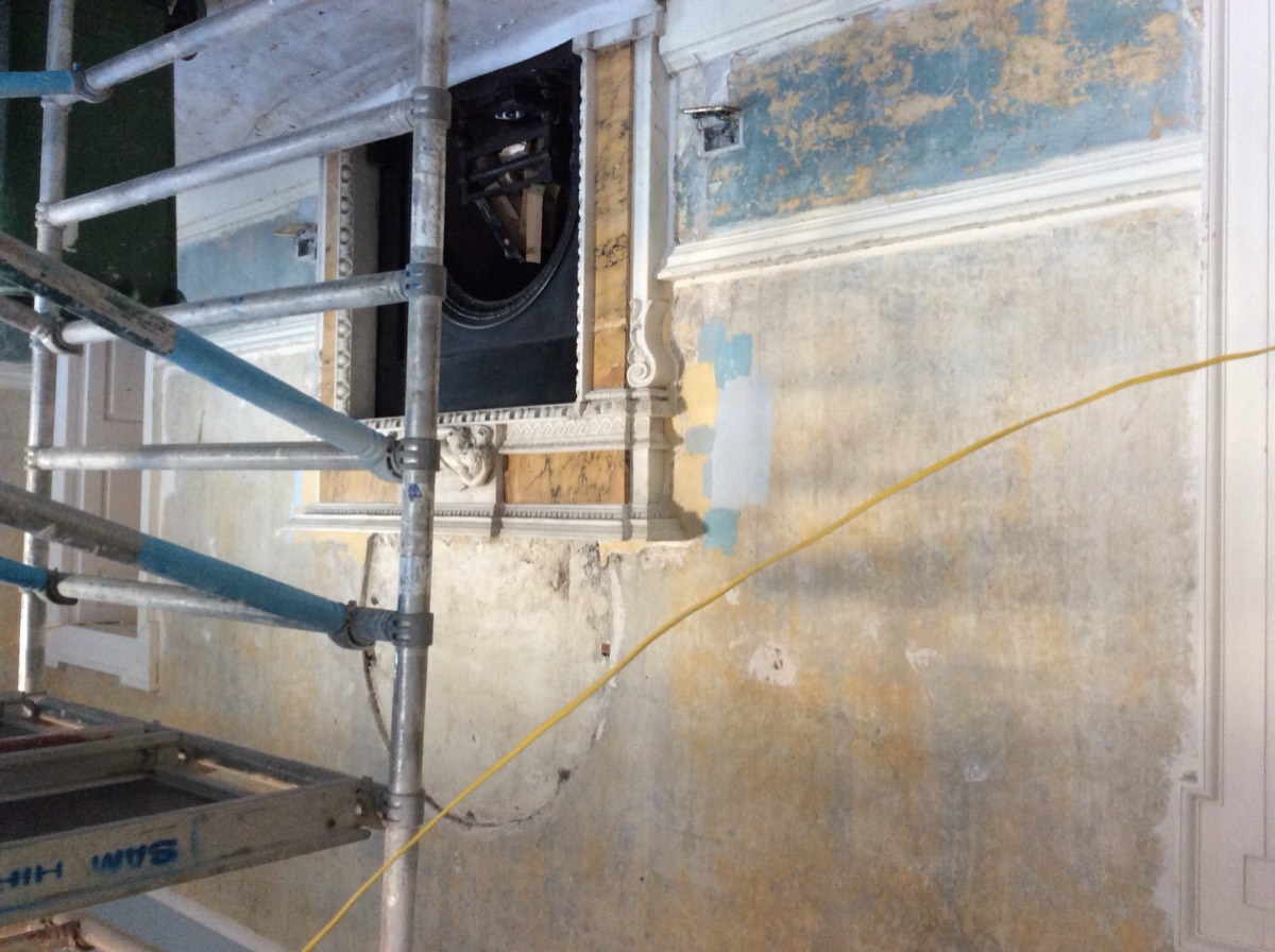 Restoring the original Victorian plasterwork