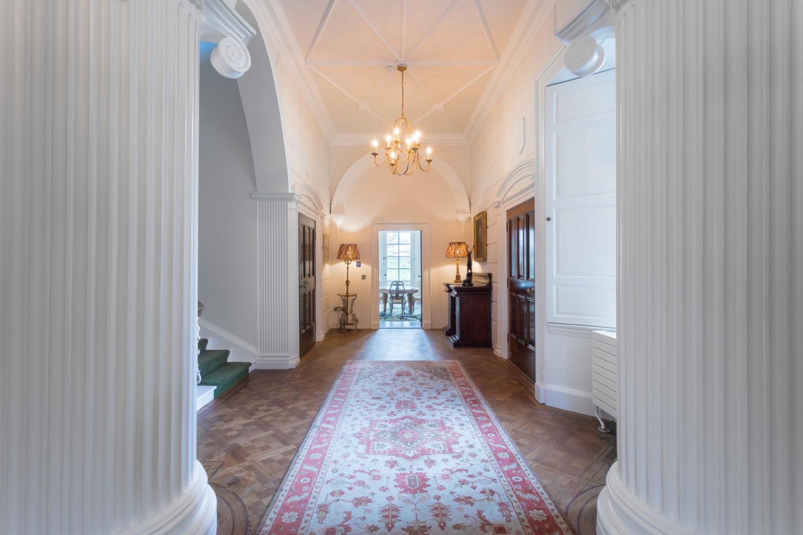 The entrance hall