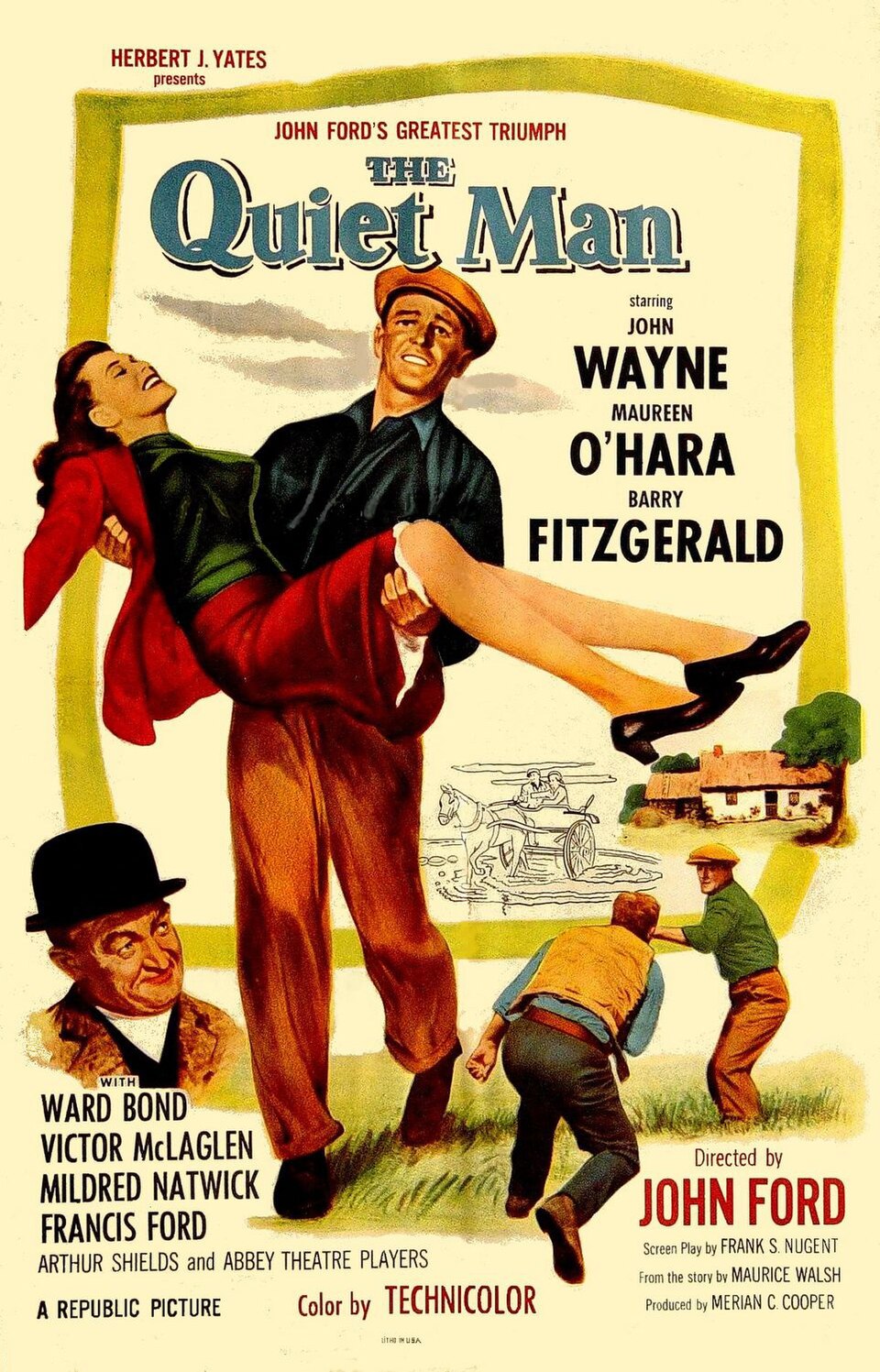 The Quiet Man, 1952 original movie poster